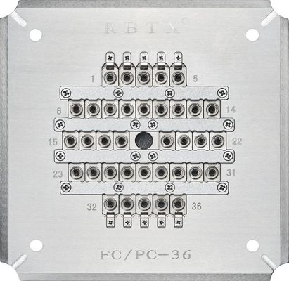 Rongbang RBTX-FCPC36TS Polishing Holder for 36 Ports FC/PC Fiber Optic Patch Cord Connectors Tip Grinding