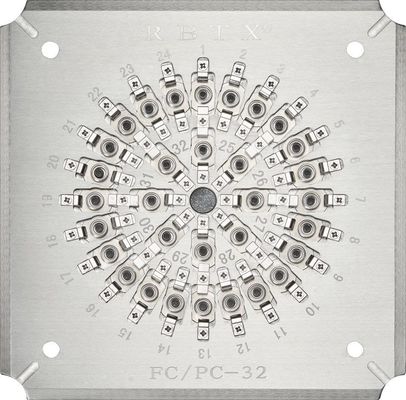 Rongbang RBTX-FCPC32 Polishing Holder for 32 Ports FC/PC Fiber Optic Patch Cord Connectors Tip Grinding