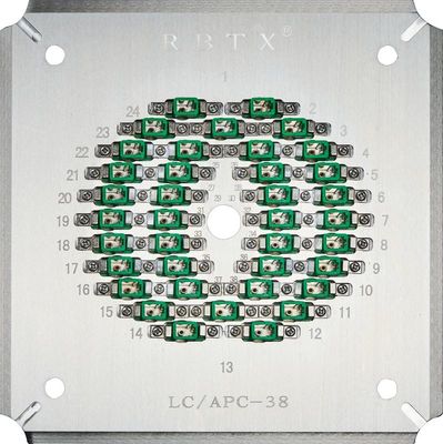 Lcapc38 Polishing Fixtures Holder 38 Ports Lc/Apc Fiber Optic Patch Cord Connectors Tip Grinding