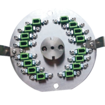 Rongbang RBTX-LCAPC16 Polishing Holder for 16 Ports LC/APC Fiber Optic Patch Cord Connectors Tip Grinding