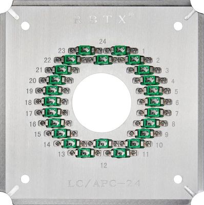 LCAPC24 Optical Fiber Polishing Jig 24 Ports LC/APC Fiber Optic Patch Cord Connectors