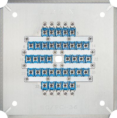 SCPC36  Polishing Supplies Holder For 36 Ports SC/PC Fiber Optic Patch Cord Connectors Tip Grinding
