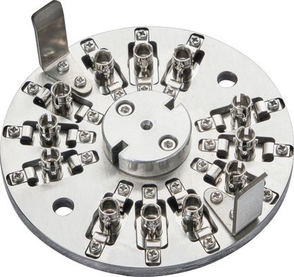 Rongbang RBTX-STPC12 Polishing Holder for 12 Ports ST/PC Fiber Optic Patch Cord Connectors Tip Grinding