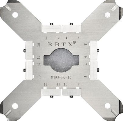 Rongbang RBTX-MTRJPC16 Polishing Holder for 16 Ports MTRJ/PC Fiber Optic Patch Cord Connectors Tip Grinding