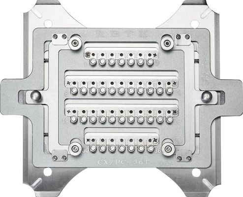 Rongbang RBTX-CXPC36Q Polishing Holder for 36 Ports CX/PC Fiber Optic Patch Cord Connectors Tip Grinding