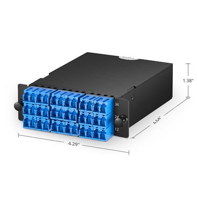 3MT18LC2SMFAF 3 MTP To 18 LC Duplex Cassette Panel Lc 36 Fibers OS2 Enclosures & Cabinet