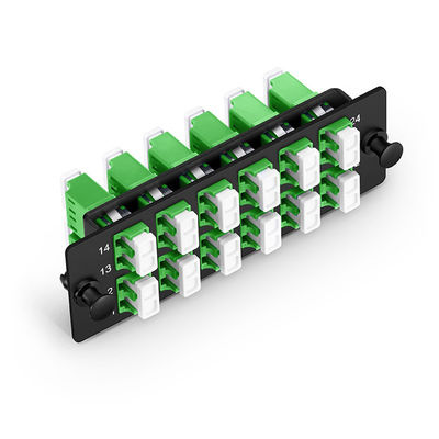 Rongbang RBTX-P12LCA2ZSMF 12 LC/APC Duplex Adapter Panel 24 Fibers OS2 Single Mode