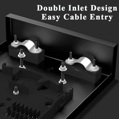Rongbang Fiber Optic Terminal Box FC 4 Ports 4 Cores Rack Mount Single Mode Full Loaded