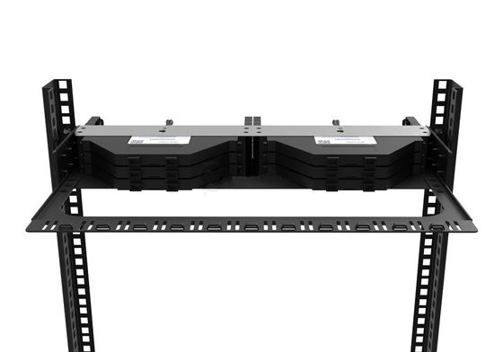 Rongbang RBTX-PP01 1U High Density Frame Modular Panel 6 MPO/MTP to 144 LC Ports for Data Center Enterprise Network