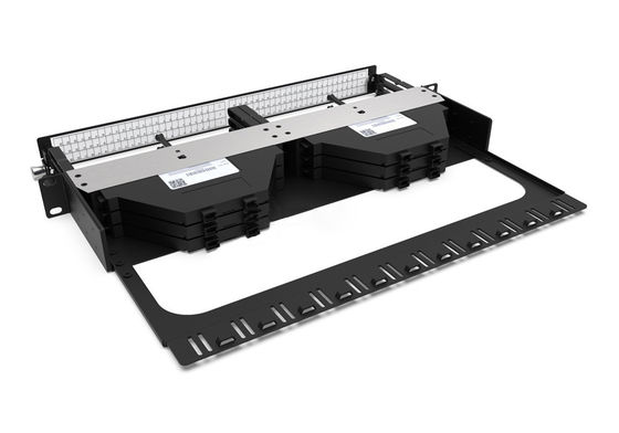 Rongbang RBTX-PP01 1U High Density Frame Modular Panel 6 MPO/MTP to 144 LC Ports for Data Center Enterprise Network