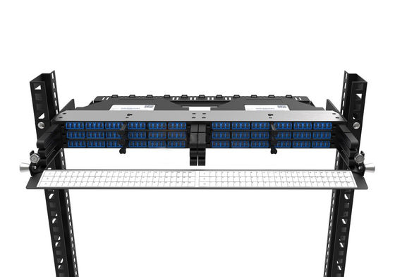 Rongbang RBTX-PP01 1U High Density Frame Modular Panel 6 MPO/MTP to 144 LC Ports for Data Center Enterprise Network