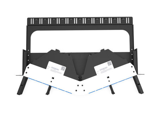 Rongbang RBTX-PP02 1U High Density Angled Frame Modular Panel 6 MPO/MTP to 144 LC Ports for Data Center Network
