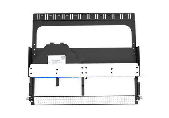 Rongbang RBTX-PP03 1U High Density Hybrid Fiber & Copper Modular Panel 3 MPO/MTP to 72 LC Ports  12 Jack for Data Center