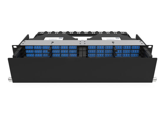 Rongbang RBTX-PP21 2U High Density Frame Modular Panel 12 MPO/MTP to 288 LC Ports for Data Center Enterprise Network
