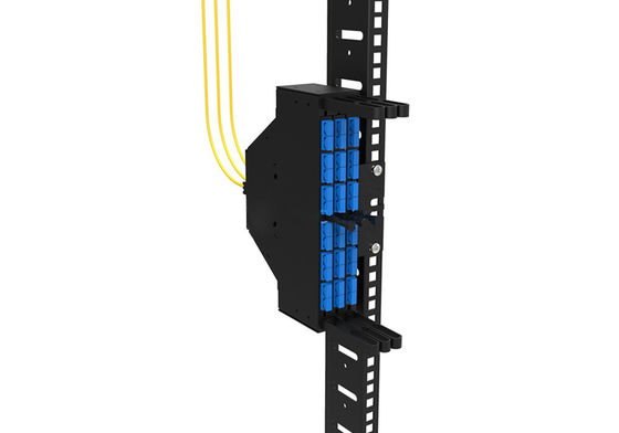 Rongbang RBTX-BK01 0U Bracket High Density Frame Modular Panel 3 MPO/MTP to 72 LC Ports for Data Center
