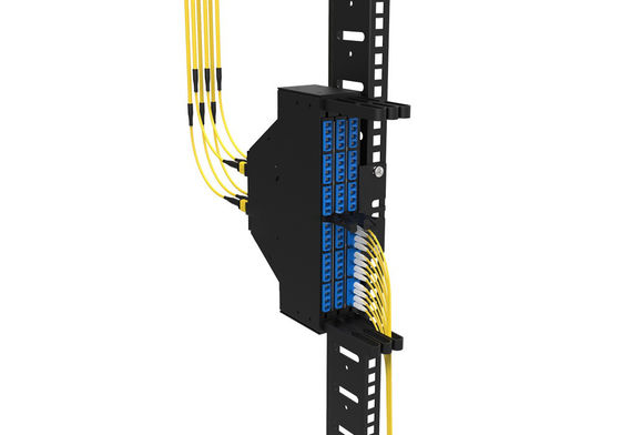 Rongbang RBTX-BK01 0U Bracket High Density Frame Modular Panel 3 MPO/MTP to 72 LC Ports for Data Center