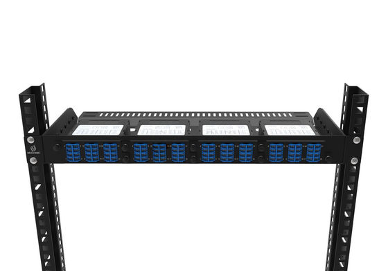Rongbang RBTX-MP4PP01 1U 19" 4 Slots HD Frame Modular Fixed Frame 96 LC Interface for Data Center Enterprise Network