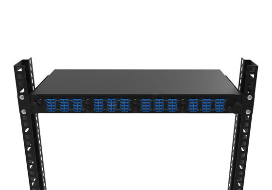 Rongbang RBTX-MP4PP02 1U 19" 4 Slots HD Modular Sliding Panel 48 SC 96 LC Interface for Data Center Enterprise Network