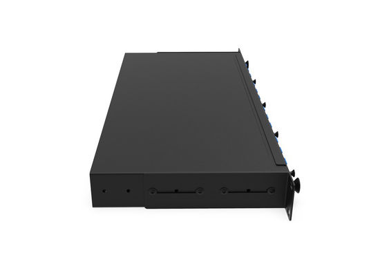 Rongbang RBTX-MP4PP02 1U 19" 4 Slots HD Modular Sliding Panel 48 SC 96 LC Interface for Data Center Enterprise Network
