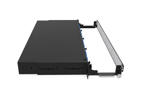 Rongbang RBTX-MP4PP03 1U 19" 4 Slots HD Modular Sliding Panel 48 SC 96 LC Interface for Data Center Enterprise Network