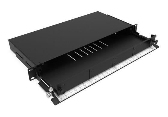 Rongbang RBTX-MP4PP03 1U 19" 4 Slots HD Modular Sliding Panel 48 SC 96 LC Interface for Data Center Enterprise Network