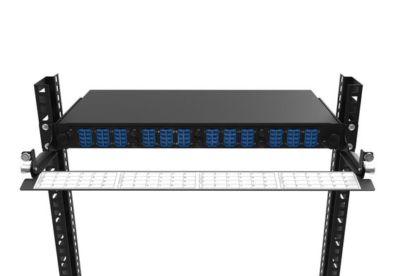 Rongbang RBTX-MP4PP03 1U 19" 4 Slots HD Modular Sliding Panel 48 SC 96 LC Interface for Data Center Enterprise Network