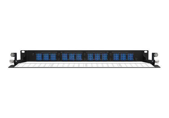 Rongbang RBTX-MP4PP04 1U 19" 4 Slots HD Modular Fixed Frame 96 LC Interface for Data Center Enterprise Network