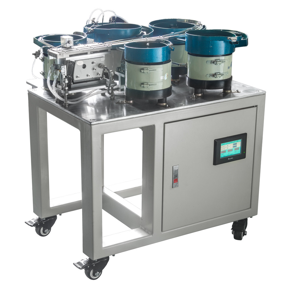 Fiber Optic Connector Parts Threading Machine For Patch Cord Production