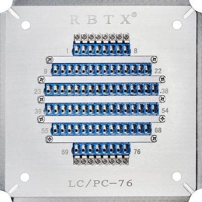 LCPC76 Polishing Jigs Holders Tools 76 Ports LC/PC Fiber Optic Patch Cord Connectors Tip Grinding