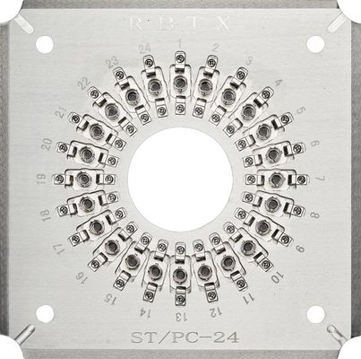 STPC24 Polishing Jigs/Holders 24 Ports ST/PC Fiber Optic Patch Cord Connectors Tip Grinding