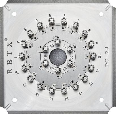 Rongbang RBTX-PC250-24 Polishing Holder for 24 Ports 250um/PC Fiber Optic Patch Cord Connectors Tip Grinding