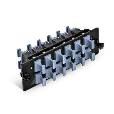 P12MTHA 12 MTP-8/12/24 Duplex 96/144/288 Fibers OS2/OM3/OM4 Fiber Optic Adapter Panel