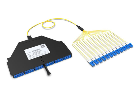 Rongbang RBTX-PMxx 1U High Density Frame Pre-terminated Cassette144 LC Ports 72 SC for Data Center Enterprise Network