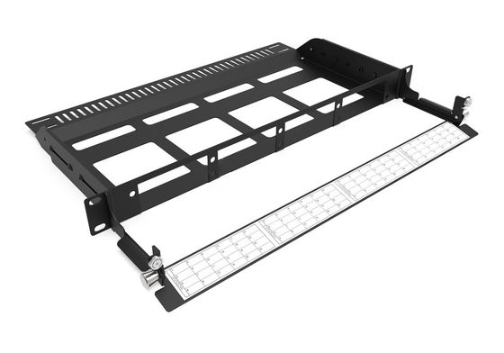 Rongbang RBTX-MP4PP04 1U 19" 4 Slots HD Modular Fixed Frame 96 LC Interface for Data Center Enterprise Network
