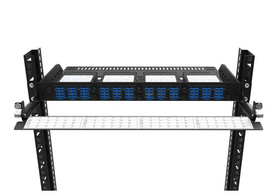 Rongbang RBTX-MP4PP04 1U 19" 4 Slots HD Modular Fixed Frame 96 LC Interface for Data Center Enterprise Network